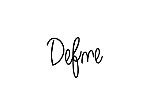 Make a beautiful signature design for name Defne. Use this online signature maker to create a handwritten signature for free. Defne signature style 5 images and pictures png