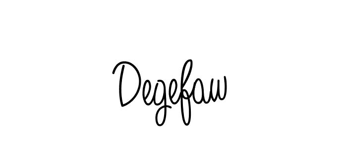 How to make Degefaw name signature. Use Angelique-Rose-font-FFP style for creating short signs online. This is the latest handwritten sign. Degefaw signature style 5 images and pictures png