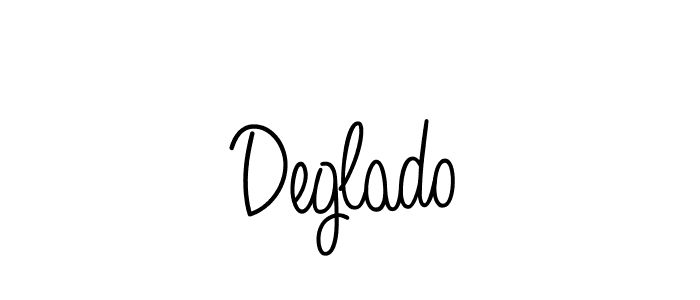 How to make Deglado name signature. Use Angelique-Rose-font-FFP style for creating short signs online. This is the latest handwritten sign. Deglado signature style 5 images and pictures png