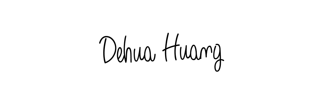 Design your own signature with our free online signature maker. With this signature software, you can create a handwritten (Angelique-Rose-font-FFP) signature for name Dehua Huang. Dehua Huang signature style 5 images and pictures png