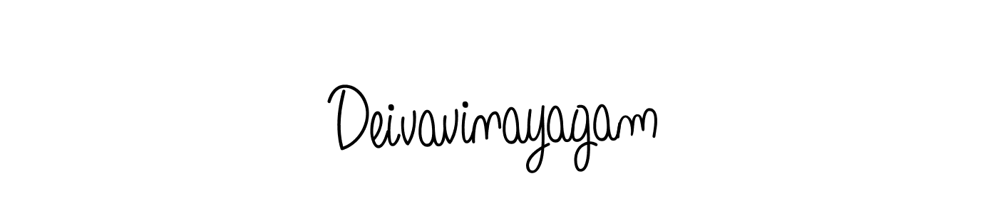 You should practise on your own different ways (Angelique-Rose-font-FFP) to write your name (Deivavinayagam) in signature. don't let someone else do it for you. Deivavinayagam signature style 5 images and pictures png