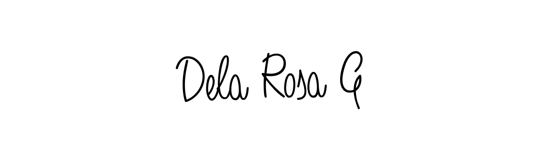 Make a short Dela Rosa G signature style. Manage your documents anywhere anytime using Angelique-Rose-font-FFP. Create and add eSignatures, submit forms, share and send files easily. Dela Rosa G signature style 5 images and pictures png