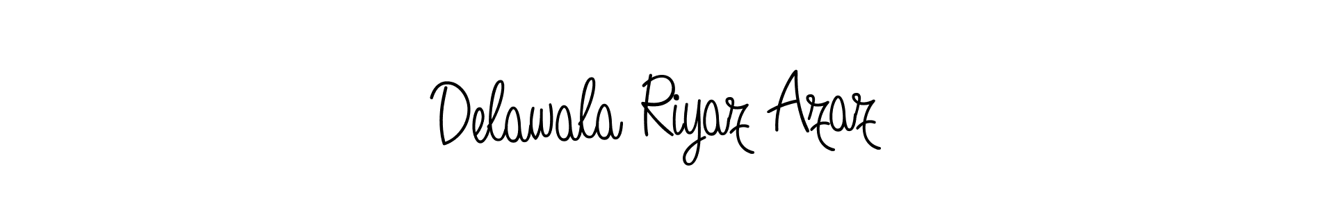 if you are searching for the best signature style for your name Delawala Riyaz Azaz. so please give up your signature search. here we have designed multiple signature styles  using Angelique-Rose-font-FFP. Delawala Riyaz Azaz signature style 5 images and pictures png