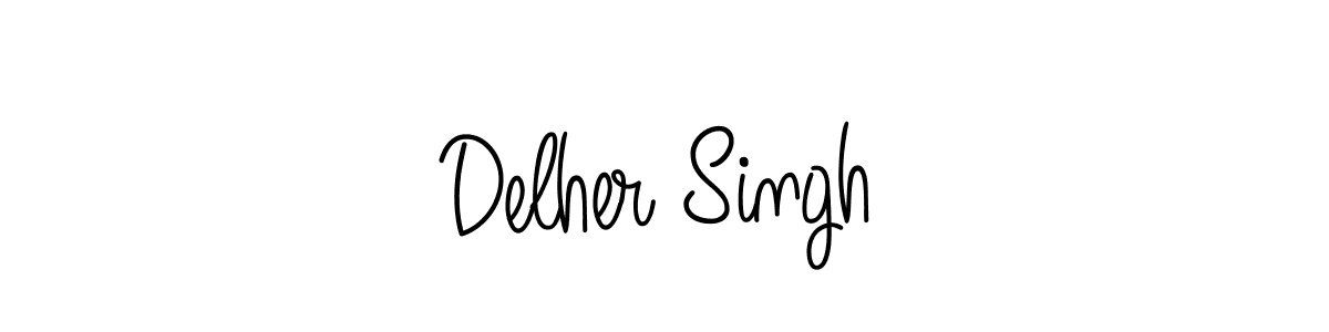 You can use this online signature creator to create a handwritten signature for the name Delher Singh. This is the best online autograph maker. Delher Singh signature style 5 images and pictures png