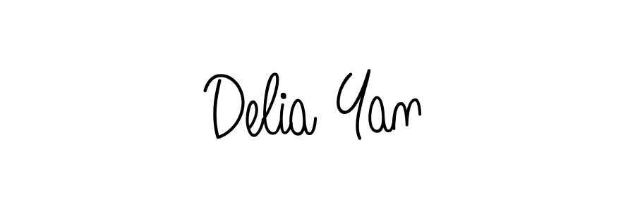 Angelique-Rose-font-FFP is a professional signature style that is perfect for those who want to add a touch of class to their signature. It is also a great choice for those who want to make their signature more unique. Get Delia Yan name to fancy signature for free. Delia Yan signature style 5 images and pictures png