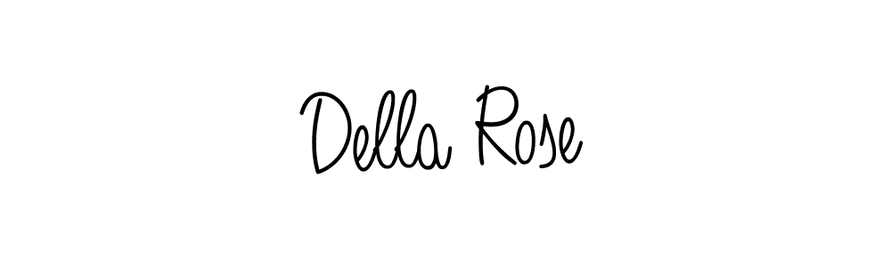 The best way (Angelique-Rose-font-FFP) to make a short signature is to pick only two or three words in your name. The name Della Rose include a total of six letters. For converting this name. Della Rose signature style 5 images and pictures png