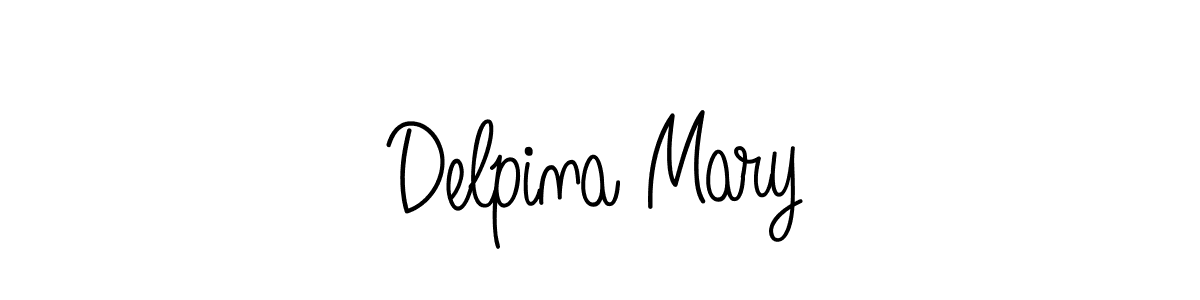 You can use this online signature creator to create a handwritten signature for the name Delpina Mary. This is the best online autograph maker. Delpina Mary signature style 5 images and pictures png