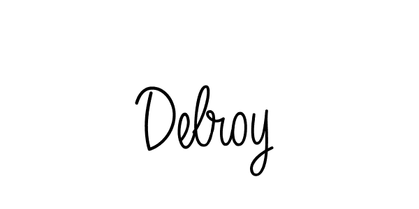 Design your own signature with our free online signature maker. With this signature software, you can create a handwritten (Angelique-Rose-font-FFP) signature for name Delroy. Delroy signature style 5 images and pictures png