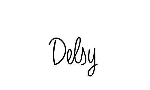 How to Draw Delsy signature style? Angelique-Rose-font-FFP is a latest design signature styles for name Delsy. Delsy signature style 5 images and pictures png