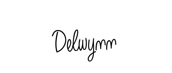 The best way (Angelique-Rose-font-FFP) to make a short signature is to pick only two or three words in your name. The name Delwynn include a total of six letters. For converting this name. Delwynn signature style 5 images and pictures png