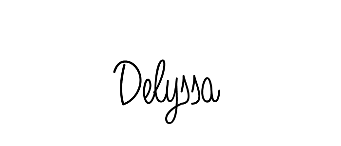 Best and Professional Signature Style for Delyssa. Angelique-Rose-font-FFP Best Signature Style Collection. Delyssa signature style 5 images and pictures png
