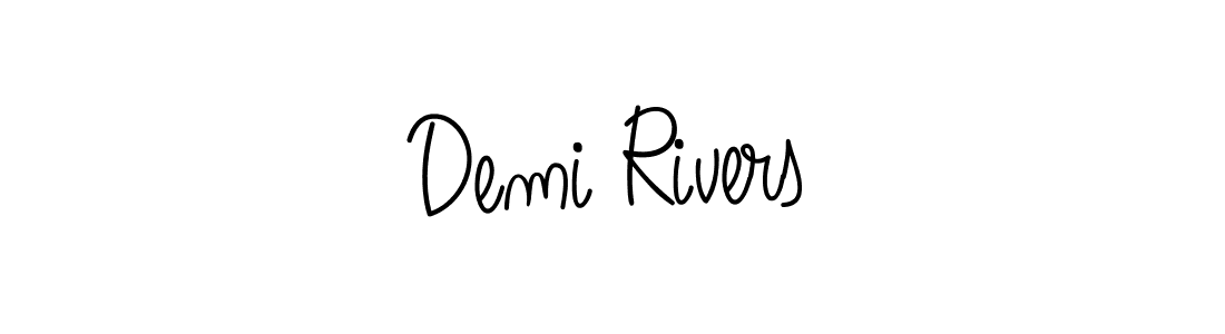 Also You can easily find your signature by using the search form. We will create Demi Rivers name handwritten signature images for you free of cost using Angelique-Rose-font-FFP sign style. Demi Rivers signature style 5 images and pictures png
