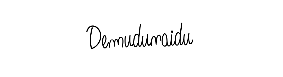 Create a beautiful signature design for name Demudunaidu. With this signature (Angelique-Rose-font-FFP) fonts, you can make a handwritten signature for free. Demudunaidu signature style 5 images and pictures png