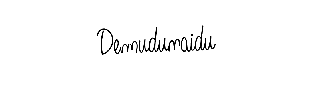 Create a beautiful signature design for name Demudunaidu. With this signature (Angelique-Rose-font-FFP) fonts, you can make a handwritten signature for free. Demudunaidu signature style 5 images and pictures png