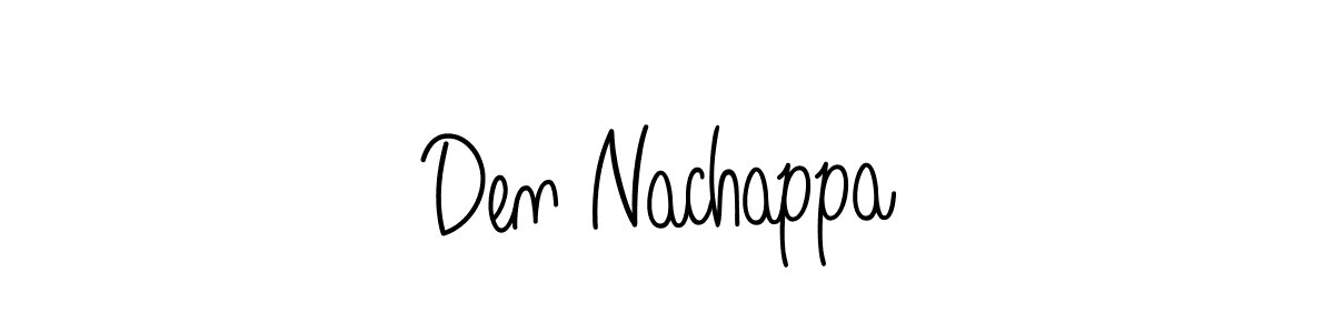 Angelique-Rose-font-FFP is a professional signature style that is perfect for those who want to add a touch of class to their signature. It is also a great choice for those who want to make their signature more unique. Get Den Nachappa name to fancy signature for free. Den Nachappa signature style 5 images and pictures png
