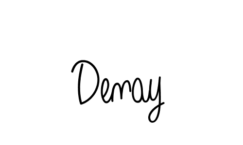 The best way (Angelique-Rose-font-FFP) to make a short signature is to pick only two or three words in your name. The name Denay include a total of six letters. For converting this name. Denay signature style 5 images and pictures png