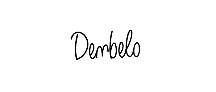How to make Denbelo signature? Angelique-Rose-font-FFP is a professional autograph style. Create handwritten signature for Denbelo name. Denbelo signature style 5 images and pictures png