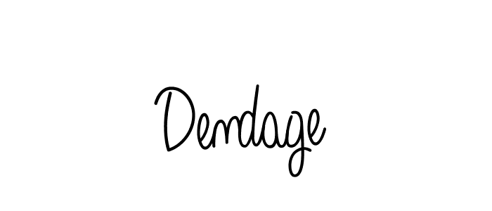 Also we have Dendage name is the best signature style. Create professional handwritten signature collection using Angelique-Rose-font-FFP autograph style. Dendage signature style 5 images and pictures png