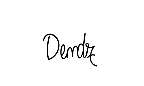 You should practise on your own different ways (Angelique-Rose-font-FFP) to write your name (Dendz) in signature. don't let someone else do it for you. Dendz signature style 5 images and pictures png