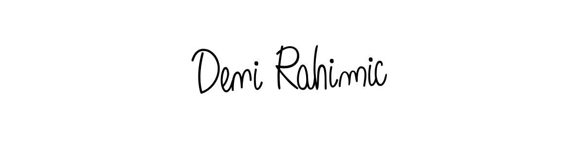 How to Draw Deni Rahimic signature style? Angelique-Rose-font-FFP is a latest design signature styles for name Deni Rahimic. Deni Rahimic signature style 5 images and pictures png