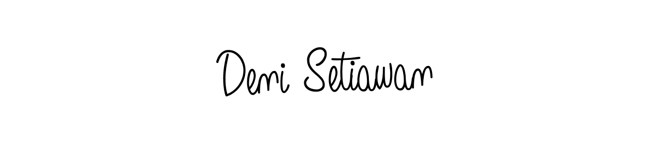 Make a beautiful signature design for name Deni Setiawan. With this signature (Angelique-Rose-font-FFP) style, you can create a handwritten signature for free. Deni Setiawan signature style 5 images and pictures png