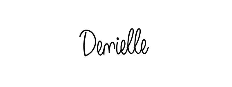 if you are searching for the best signature style for your name Denielle. so please give up your signature search. here we have designed multiple signature styles  using Angelique-Rose-font-FFP. Denielle signature style 5 images and pictures png