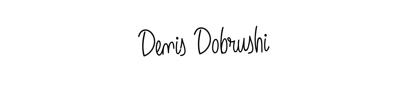You can use this online signature creator to create a handwritten signature for the name Denis Dobrushi. This is the best online autograph maker. Denis Dobrushi signature style 5 images and pictures png