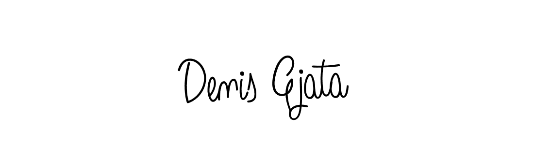 Also we have Denis Gjata name is the best signature style. Create professional handwritten signature collection using Angelique-Rose-font-FFP autograph style. Denis Gjata signature style 5 images and pictures png