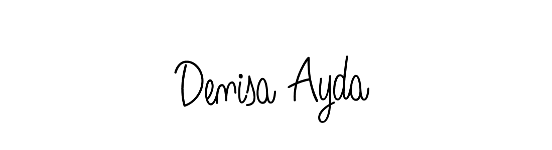 It looks lik you need a new signature style for name Denisa Ayda. Design unique handwritten (Angelique-Rose-font-FFP) signature with our free signature maker in just a few clicks. Denisa Ayda signature style 5 images and pictures png