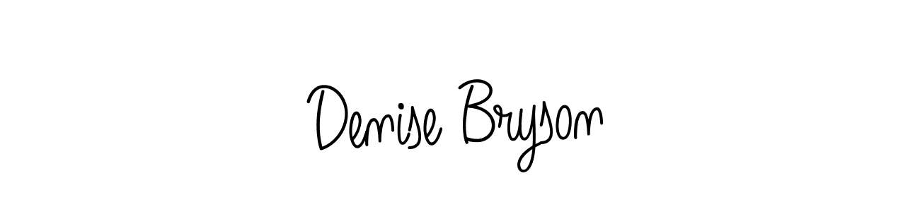 Create a beautiful signature design for name Denise Bryson. With this signature (Angelique-Rose-font-FFP) fonts, you can make a handwritten signature for free. Denise Bryson signature style 5 images and pictures png
