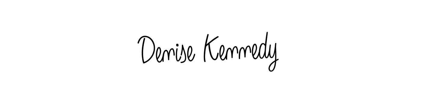 Create a beautiful signature design for name Denise Kennedy. With this signature (Angelique-Rose-font-FFP) fonts, you can make a handwritten signature for free. Denise Kennedy signature style 5 images and pictures png