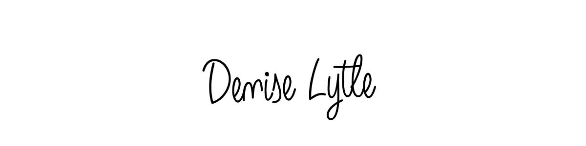 Angelique-Rose-font-FFP is a professional signature style that is perfect for those who want to add a touch of class to their signature. It is also a great choice for those who want to make their signature more unique. Get Denise Lytle name to fancy signature for free. Denise Lytle signature style 5 images and pictures png