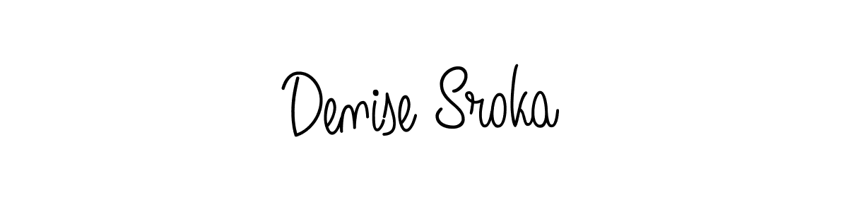 How to Draw Denise Sroka signature style? Angelique-Rose-font-FFP is a latest design signature styles for name Denise Sroka. Denise Sroka signature style 5 images and pictures png