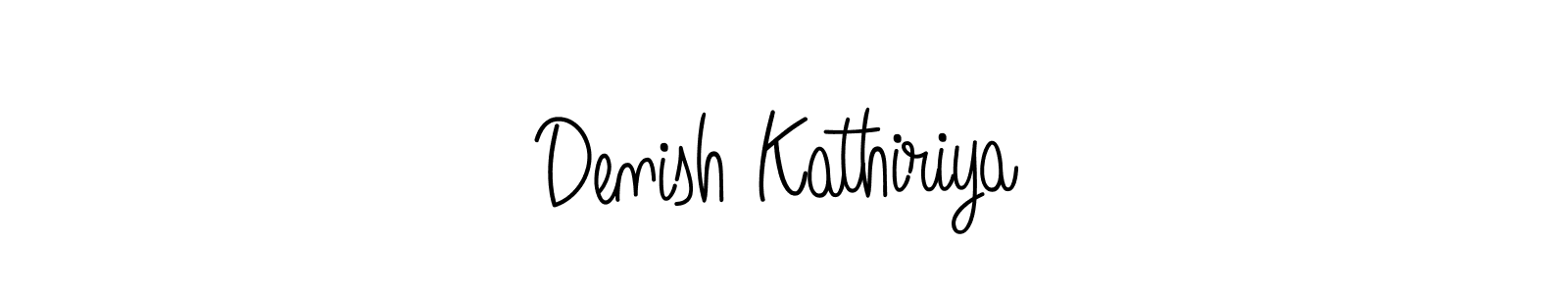 Here are the top 10 professional signature styles for the name Denish Kathiriya. These are the best autograph styles you can use for your name. Denish Kathiriya signature style 5 images and pictures png