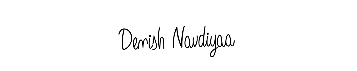 Similarly Angelique-Rose-font-FFP is the best handwritten signature design. Signature creator online .You can use it as an online autograph creator for name Denish Navdiyaa. Denish Navdiyaa signature style 5 images and pictures png