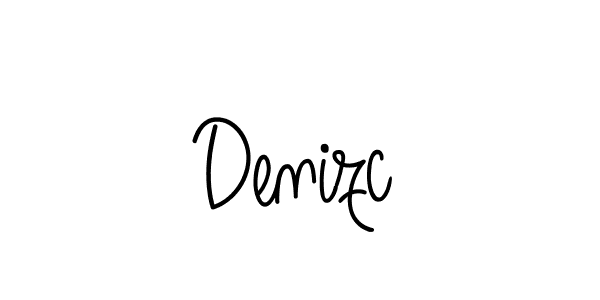 The best way (Angelique-Rose-font-FFP) to make a short signature is to pick only two or three words in your name. The name Denizc include a total of six letters. For converting this name. Denizc signature style 5 images and pictures png
