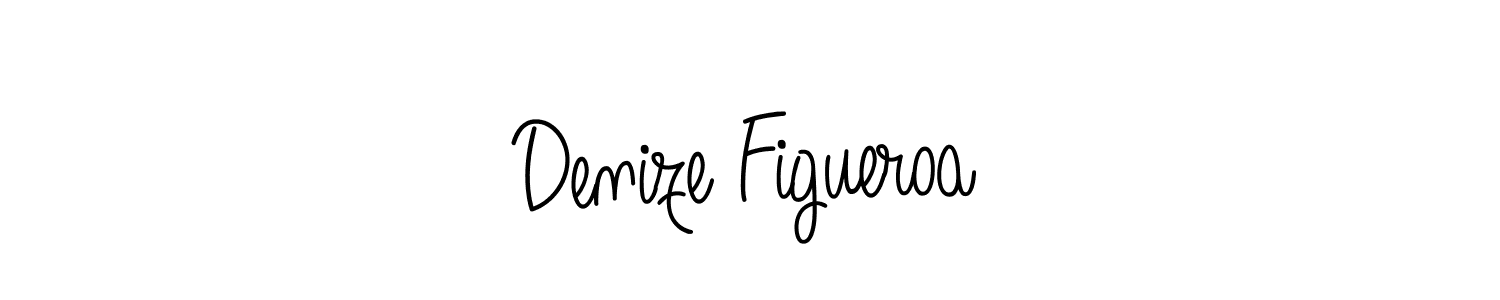 Best and Professional Signature Style for Denize Figueroa. Angelique-Rose-font-FFP Best Signature Style Collection. Denize Figueroa signature style 5 images and pictures png