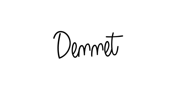 Once you've used our free online signature maker to create your best signature Angelique-Rose-font-FFP style, it's time to enjoy all of the benefits that Dennet name signing documents. Dennet signature style 5 images and pictures png