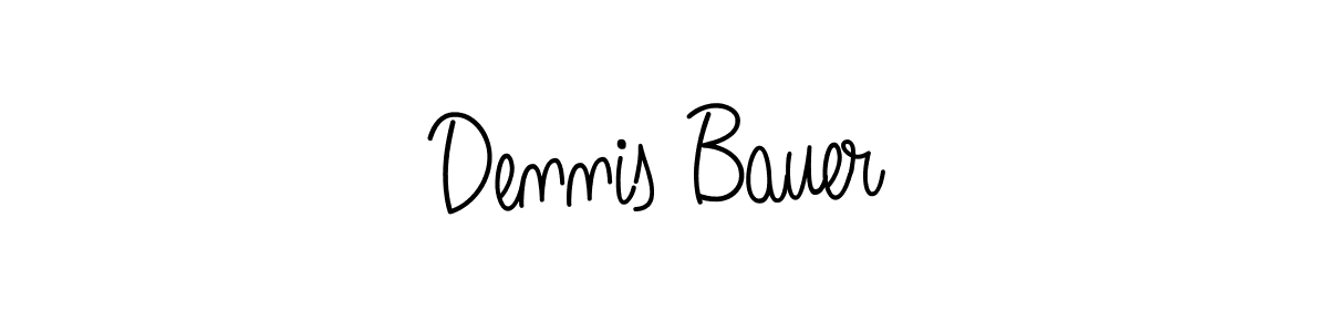 Make a beautiful signature design for name Dennis Bauer. With this signature (Angelique-Rose-font-FFP) style, you can create a handwritten signature for free. Dennis Bauer signature style 5 images and pictures png