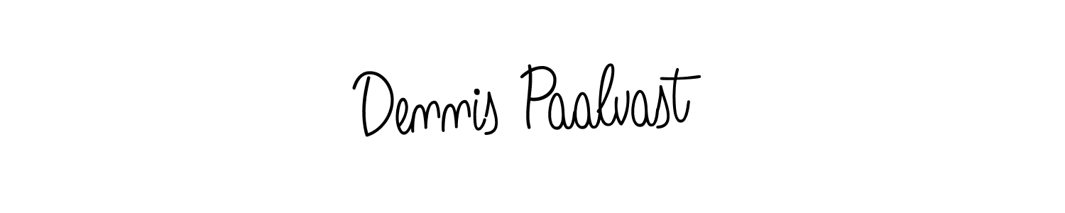 Use a signature maker to create a handwritten signature online. With this signature software, you can design (Angelique-Rose-font-FFP) your own signature for name Dennis Paalvast. Dennis Paalvast signature style 5 images and pictures png