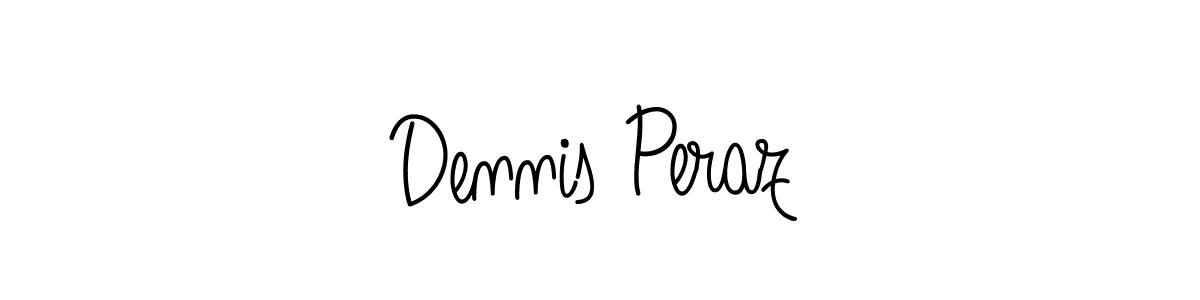 Dennis Peraz stylish signature style. Best Handwritten Sign (Angelique-Rose-font-FFP) for my name. Handwritten Signature Collection Ideas for my name Dennis Peraz. Dennis Peraz signature style 5 images and pictures png