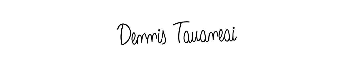 Make a short Dennis Tauaneai signature style. Manage your documents anywhere anytime using Angelique-Rose-font-FFP. Create and add eSignatures, submit forms, share and send files easily. Dennis Tauaneai signature style 5 images and pictures png