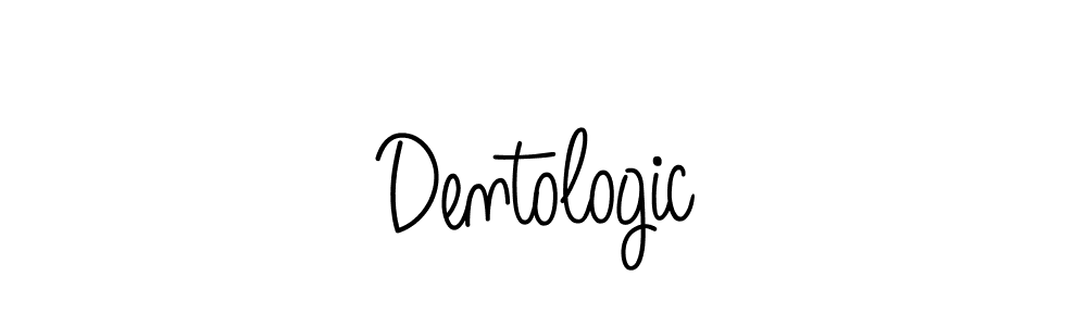 Make a beautiful signature design for name Dentologic. With this signature (Angelique-Rose-font-FFP) style, you can create a handwritten signature for free. Dentologic signature style 5 images and pictures png