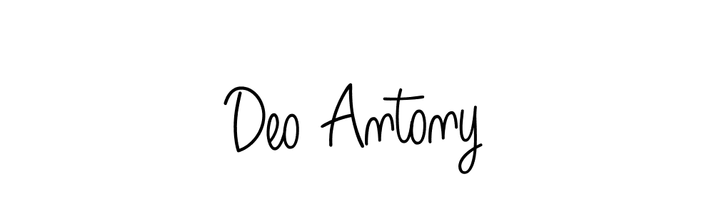 It looks lik you need a new signature style for name Deo Antony. Design unique handwritten (Angelique-Rose-font-FFP) signature with our free signature maker in just a few clicks. Deo Antony signature style 5 images and pictures png