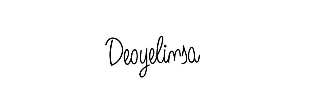 Once you've used our free online signature maker to create your best signature Angelique-Rose-font-FFP style, it's time to enjoy all of the benefits that Deoyelinsa name signing documents. Deoyelinsa signature style 5 images and pictures png