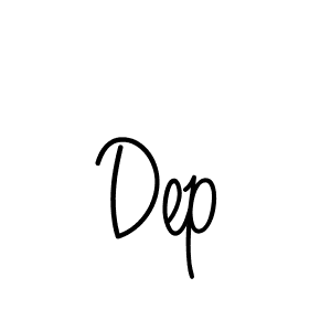 Use a signature maker to create a handwritten signature online. With this signature software, you can design (Angelique-Rose-font-FFP) your own signature for name Dep. Dep signature style 5 images and pictures png