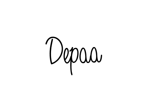 Create a beautiful signature design for name Depaa. With this signature (Angelique-Rose-font-FFP) fonts, you can make a handwritten signature for free. Depaa signature style 5 images and pictures png