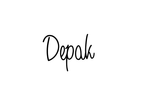 if you are searching for the best signature style for your name Depak. so please give up your signature search. here we have designed multiple signature styles  using Angelique-Rose-font-FFP. Depak signature style 5 images and pictures png