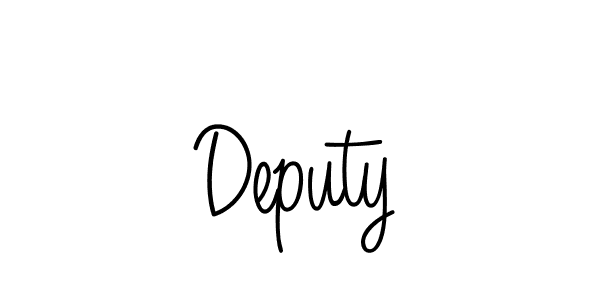 Make a beautiful signature design for name Deputy. Use this online signature maker to create a handwritten signature for free. Deputy signature style 5 images and pictures png