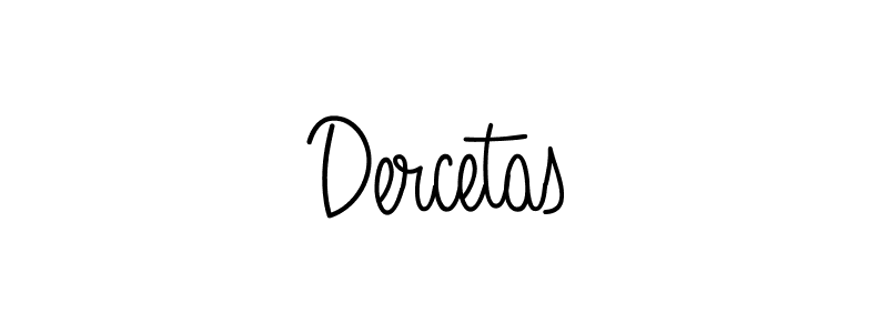 Create a beautiful signature design for name Dercetas. With this signature (Angelique-Rose-font-FFP) fonts, you can make a handwritten signature for free. Dercetas signature style 5 images and pictures png